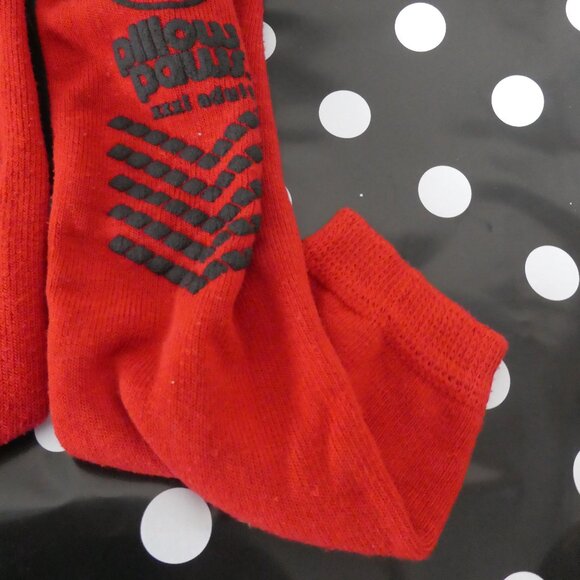 PILLOW PAWS | xxxl - adult | Red Slip Resistant Bariatric Socks - Picture 5 of 11